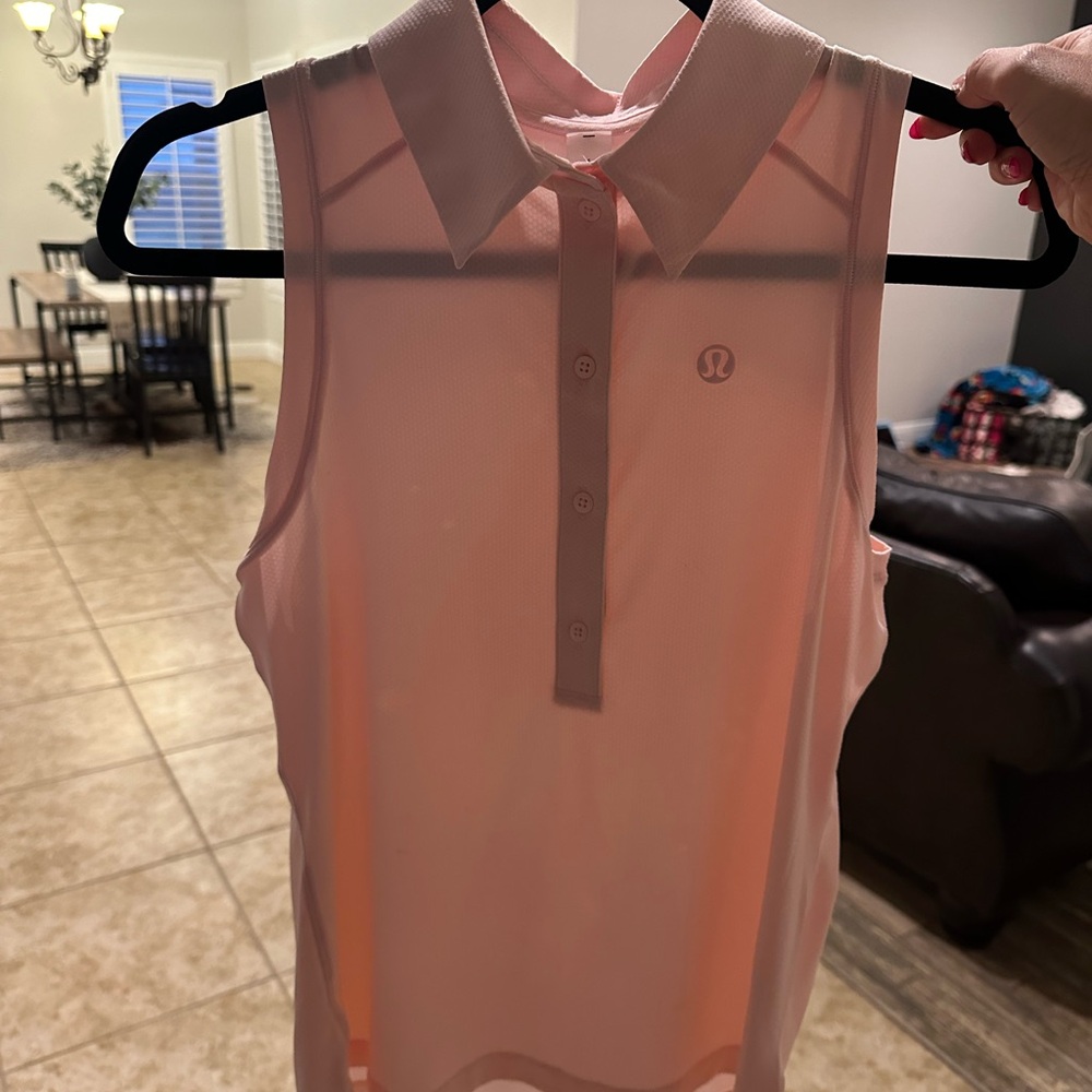 Lululemon Quick Dry Sleeveless Polo